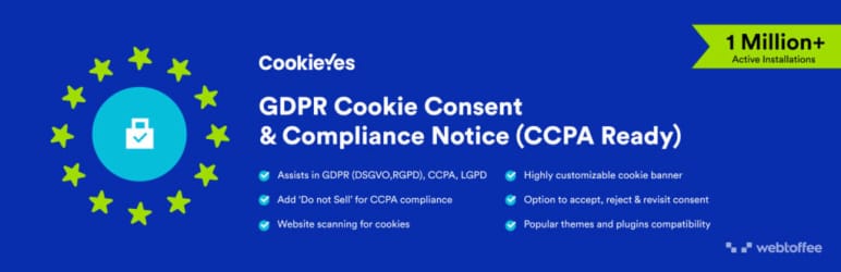 cookieyes：最好的 wordpress gdpr 插件之一