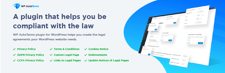 WP AutoTerms：最好的 wordpress gdpr 插件之一