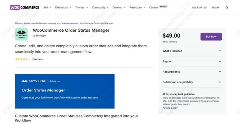 WooCommerce Order Status Manager