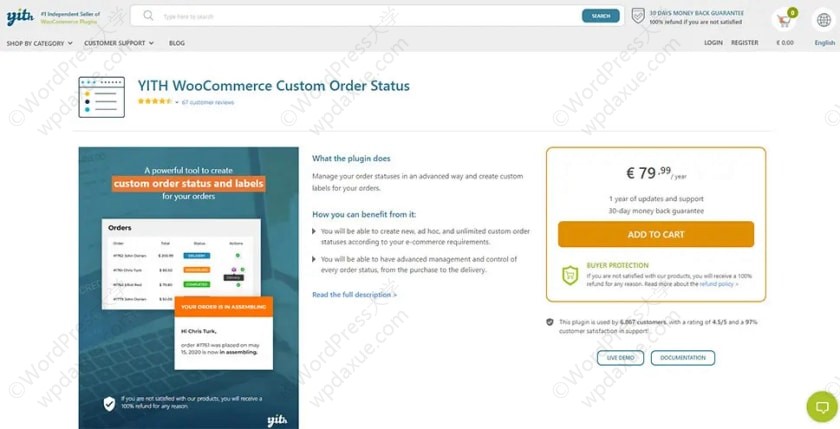 YITH WooCommerce Custom Order Status