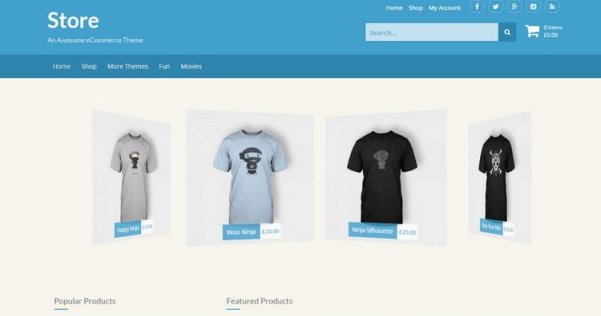 基于 WooCommerce 的 WordPress 免费商城主题 Store